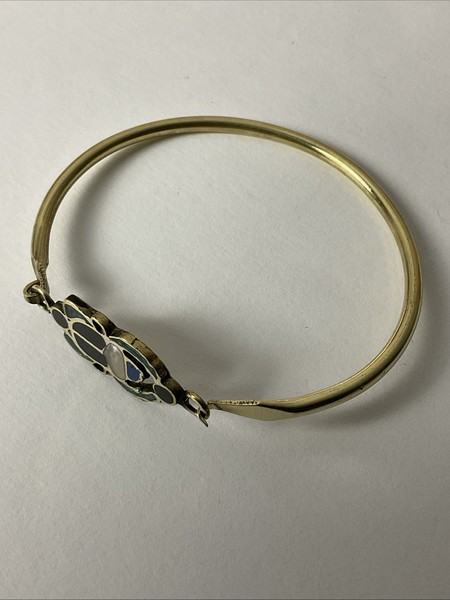 Alternate view of Egyptian Handmade Gold-plated Bracelet Scarab Beetle