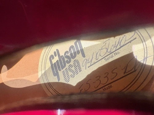 Gibson Es-335 Dot Reissue Ch No.DG1618