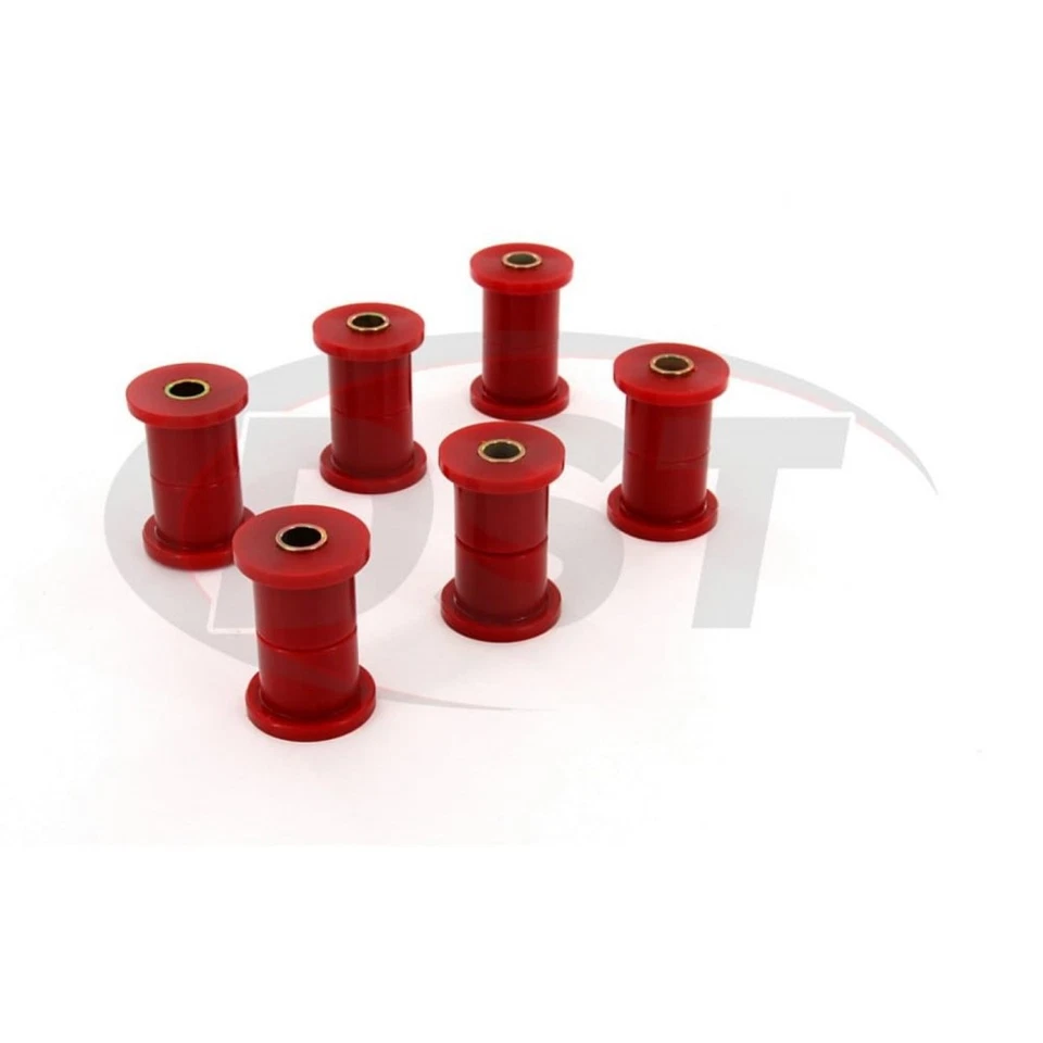 Prothane Spring & Shackle Bushings For GMC C35/C3500 Pickup 1967-1974 Rear | Red - Image 2 of 4