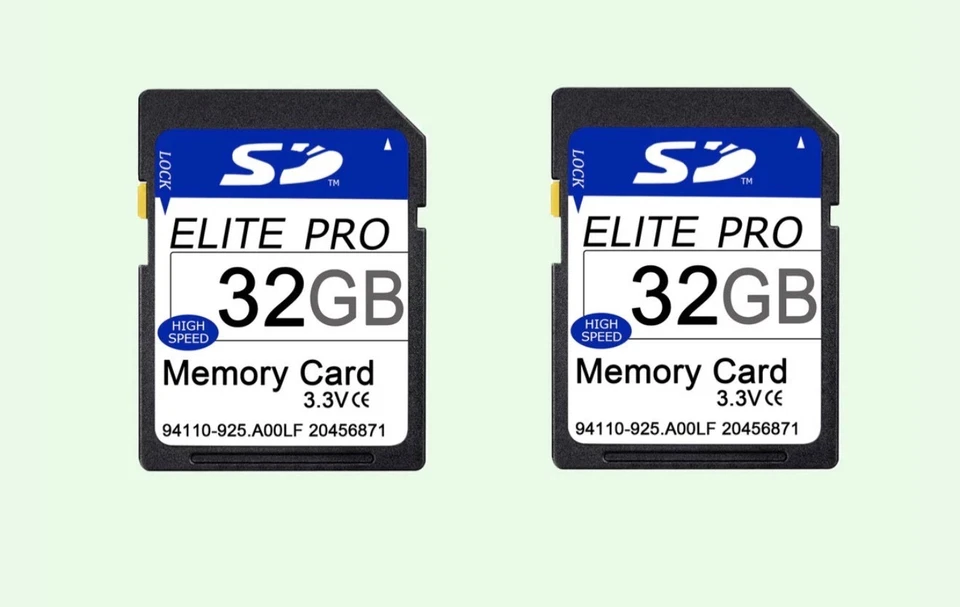 Set Of 2: High Speed Memory Card Elite Pro Camera SLR Game Machine Storage 32x2 - Image 3 of 4