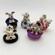 1990  s Disney 101 Dalmatians Dogs McDonalds Happy Meal Toys Weighted Lot of 5