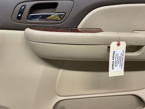 2009 GMC Sierra 2500HD SLT Passenger Front Interior Door Panel Cashmere Tan OEM - Picture 6 of 14