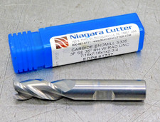 Niagara Cutter 61737 Carbide End Mill 3 Flute 7/16 x 7/16 x 1 x 2-3/4