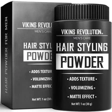 Hair Styling Powder for Men - Easy to Apply Mattifying & Volumizing Hair Text...