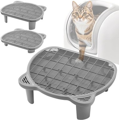Katzentoilette Auffangstufe für Katzentoilette, rutschfeste Treppe & Falle - Standardschalen