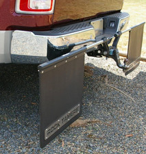 The Best Hitch Mount Mud Flaps 24x24" Rock Tamers 2" Hitch Receiver Mount Adj Mud Flaps for Full Size Trucks