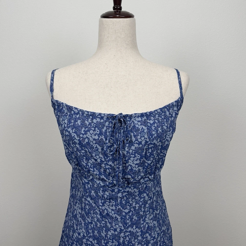 Vestido Caramelo Ojo Años 90 Para Mujer L Azul Floral Hada Delicado Femenino Rachel Friends Foto 2 de 4