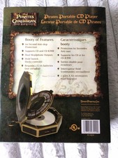 Disney Pirates Of The Caribbean Dead Man’s Chest Portable CD Player NIB New Rare