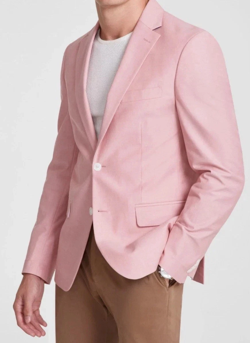 Tommy Hilfiger Men's Modern-Fit 100% Linen Sport Coat, Pink, 44R
Opens in a new window or tab