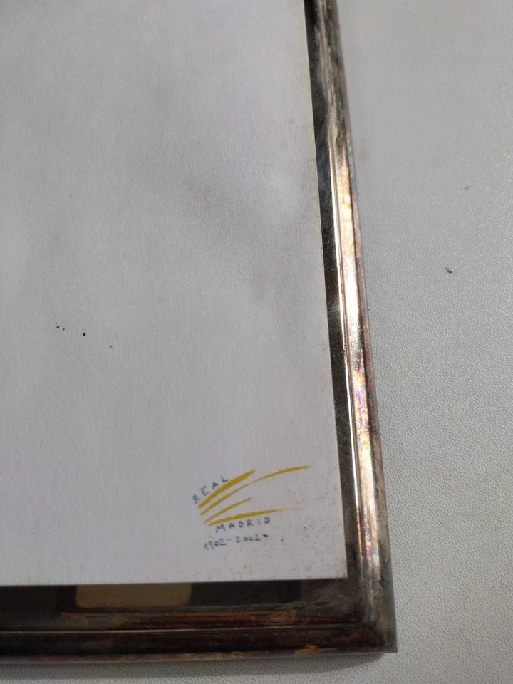 Block Notes Argento Anniversario Real Madrid 1902-2002 - Immagine 3 di 4