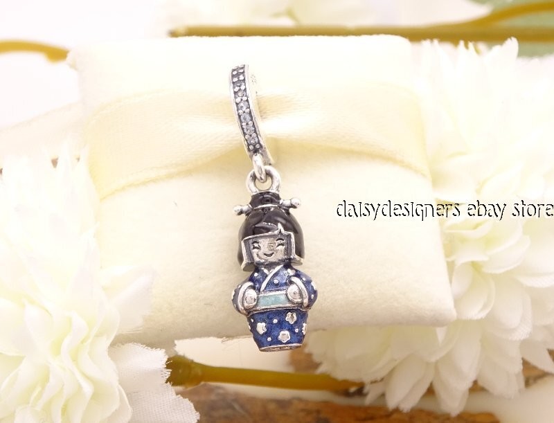 バルーン　ドールイン　ブルー NEW eBay | Retired 798595C01 Charm Kimono Blue Doll Japanese Pandora 花束・アレンジメント