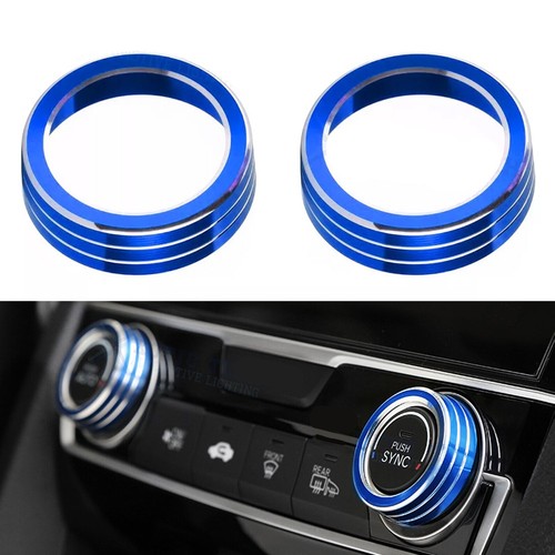 Aluminum Control Knob Vehicle Interior Enhancement For Honda Civic 2016-2021 - Picture 3 of 28