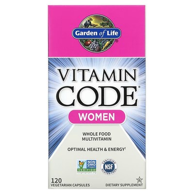2 X Garden of Life, Vitamin Code�, Women Whole Food Multivitamin, 120 Vegetarian