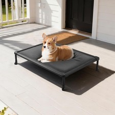 Chew Proof Elevated Dog Bed, Indestructible Raised Dog Cot, Orthopedic Dog