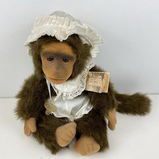 Vintage 1990's Hosung Baby Chimp Hand Puppet with Tags AP#525