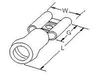 Terminals QUICK DISCONNECT 14-12 AWG 5 pieces