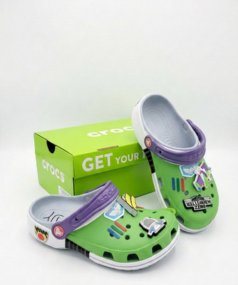 Buzz Lightyear Crocs Unisex Crocs for Kids, Lightweight Comfortable Summer Shoe