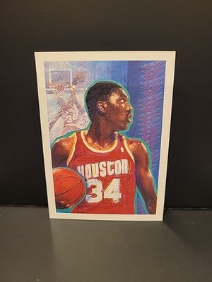 1990-91 NBA Hoops #364 Akeem Olajuwon, Houston Rockets Team Checklist