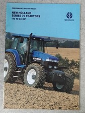 New Holland Serie 70 Traktoren 170 bis 240 PS 1997 Prospekt