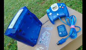 💙 SEGA Dreamcast HKT 3020 Home Console  🌟 Clear white 💙 ✨ ❤️✨ ❤️see Thru