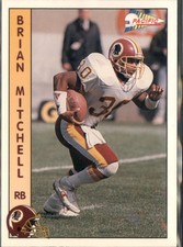 Brian Mitchell 1992 Pacific Washington Redskins #309