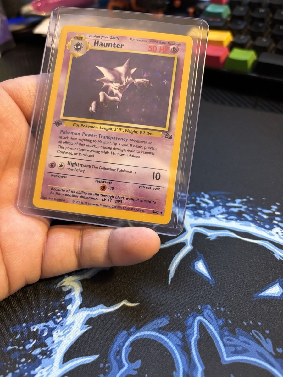 first edition haunter pokemon card  Base Set #29(Shadowless) Pokmon Hit Points70 HP Form Haunter 1999 Pokemon Game #29