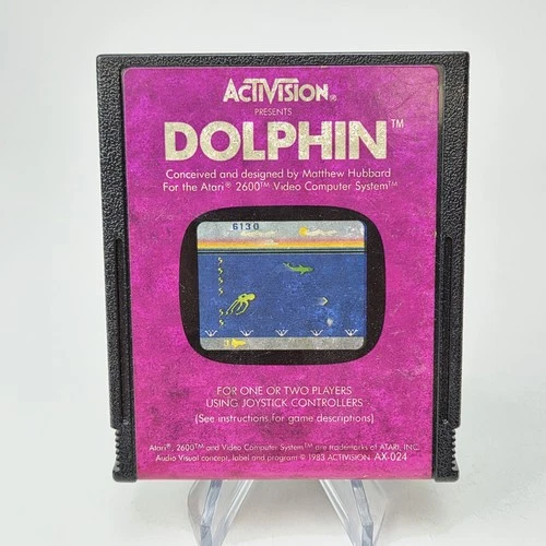 Dolphin (Atari 2600, 1983) Activision Cartridge Only Tested