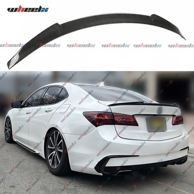 For 2015-2020 Acura TLX V Style Sedan Gloss Black Rear Trunk Spoiler Wing Lip