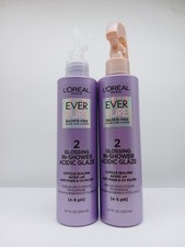 LOT OF 2- L'Oreal Paris EverPure Sulfate Free Glossing In Shower Acidic Glaze