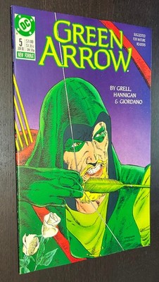 GREEN ARROW #5 (DC Comics 1988) -- Mike Grell -- NM-