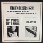 Dusty Springfield Led Zeppelin ‎Promo LP For Record Department Store Play MINT-