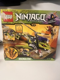 Lego NINJAGO LOT OF 2 9441 Kai&rsquo;s Blade Cycle & 9443 Rattlecopter (read DESC.)