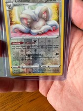Pokemon Card Cinccino Sword And Shield Reverse Holo 147/202 Near Mint