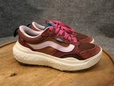 Vans UltraRange NEO VR3 Red Dark Copper White Skate Sneakers Womens Size 5 US
