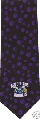 NEW ORLEANS HORNETS OFFICAL NBA SPORTS NEW TIE 100% SILK - Picture 1 of 1