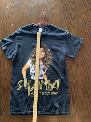 Shania Twain Shirt Adult Small Rock This Country Tour Concert Tee