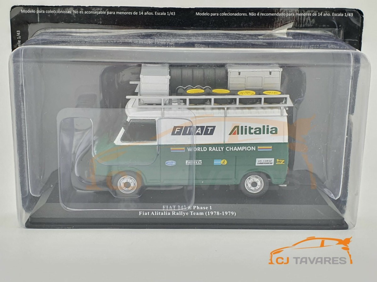 Modèle Réduit Fiat 242 Assistance Rallye FSO Team - Échelle 1/43, Altaya (Occasion)