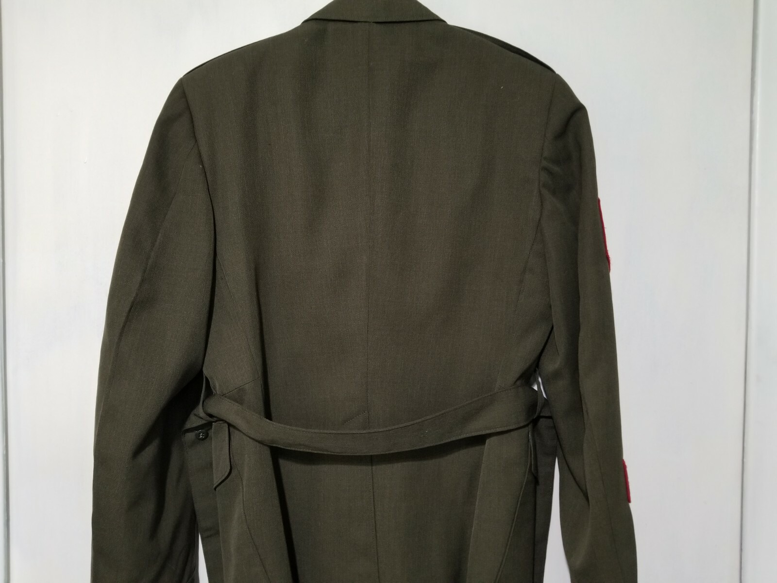 USMC Dress Green Jacket Staff Sergeant And 2 Service Stripes On Sleeve
