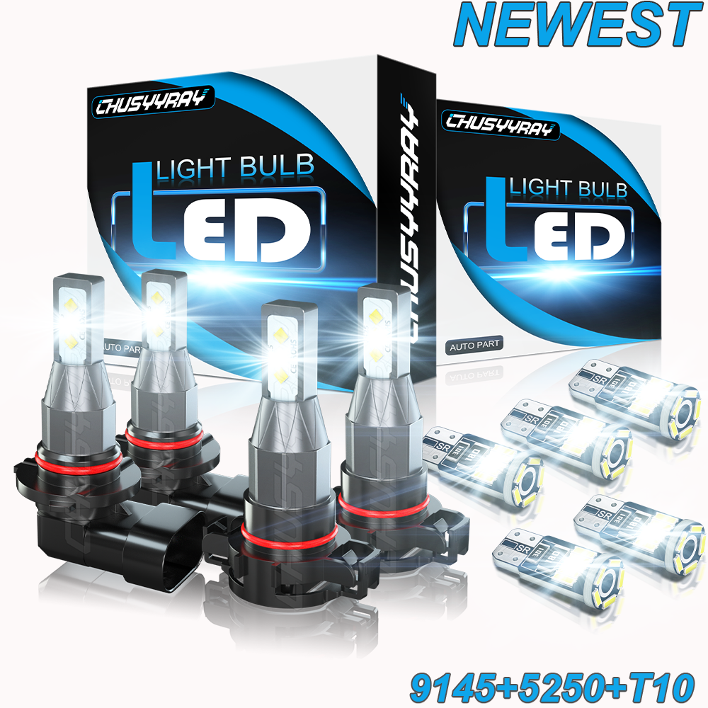 For 2007-2014 Cadillac Escalade ESV Front Fog Driving DRL Lamp LED Lights Kit A For 2007-2014 Cadillac Escalade ESV Front Fog Driving DRL Lamp LED Lights Kit A