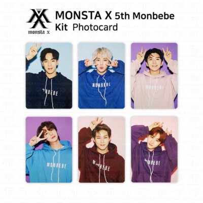 MONSTA X 5th Official Fanclub MONBEBE Photocard Student Card SET