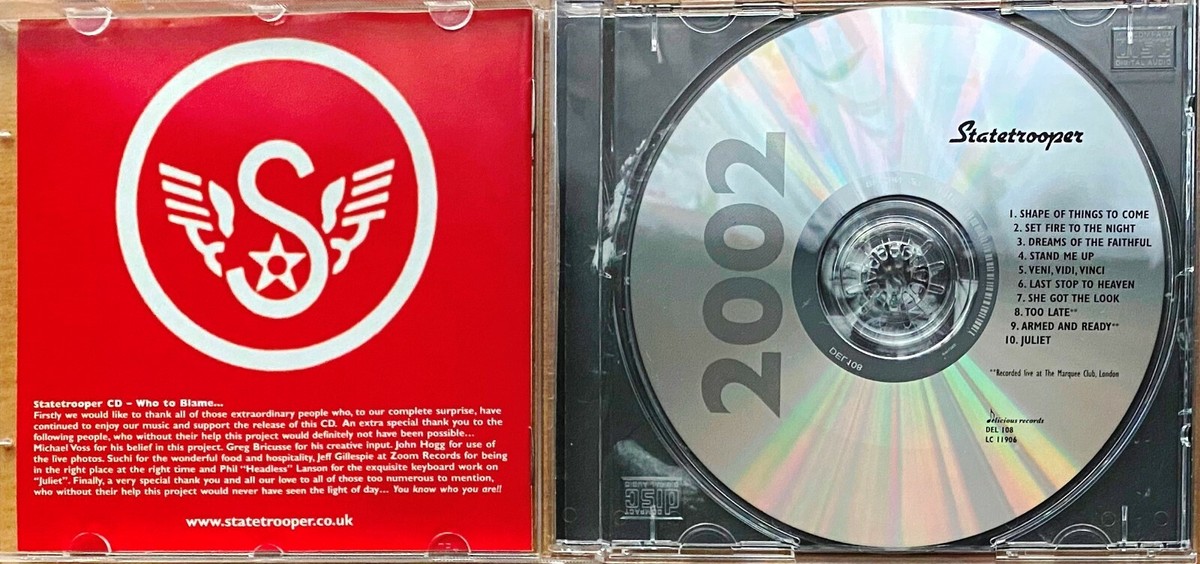 Statetrooper 2002 メロハー Amazon.com: Statetrooper 2002: CDs & Vinyl