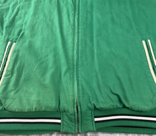 Vintage New York Jets Champion Varsity Jacket Mens Size XXL Faded Green Full Zip - Picture 6 of 16