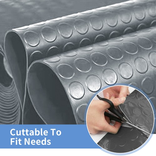 Coin Garage Floor Mat PVC Flooring Roll Anti-Slip Gym Under Car Protect Cove - Picture 2 of 15
