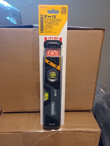 ToughBuilt® 9"-15" Extending Magnetic Aluminum Box Level - TB-H2-L-24LH-M - Picture 2 of 19