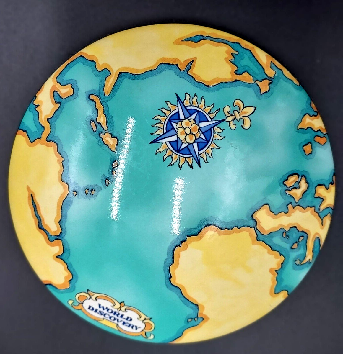 Vintage Tiffany and Company Designed for Tauck World Atlas Trinket