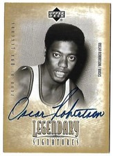 OSCAR ROBERTSON 2001 UD LEGENDS AUTO AUTOGRAPH LEGENDARY SIGNATURES CARD