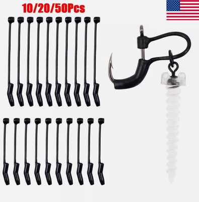 US 10-50X D Rig Aligner Carp Fishing Black Size S M L Kickers Hook Line Aligners