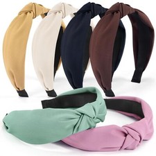 Headbands for Women Girls - 6PCS Stylish Top Knotted Headbands - Knotted Head...