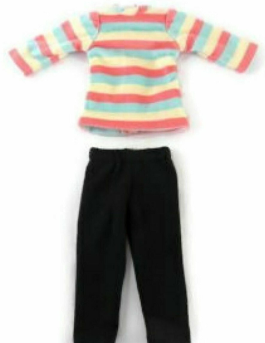 Fluffy Vest, Top,& Leggings  for 14 1/2 inch Doll Clothes Girl