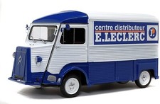 Finished Product Solido 1/18 CITROEN TYPE HY 1969 E. LECLERC Blue JP 14022